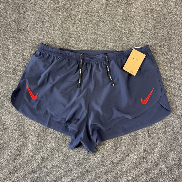 Nike AeroSwift Brief-Lined 2” Running Blue Shorts Men’s Size XL FN3349-451 NWT - Picture 1 of 9